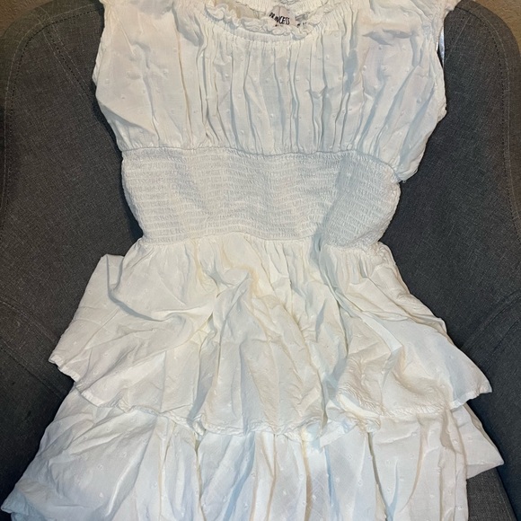 Princess Polly White Ruffle Mini Dress - Picture 2 of 4